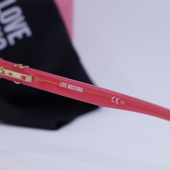Moschino MOL523 0C9A00 Round Eyeglasses 49mm - Shiny Pink - Picture 5 of 10